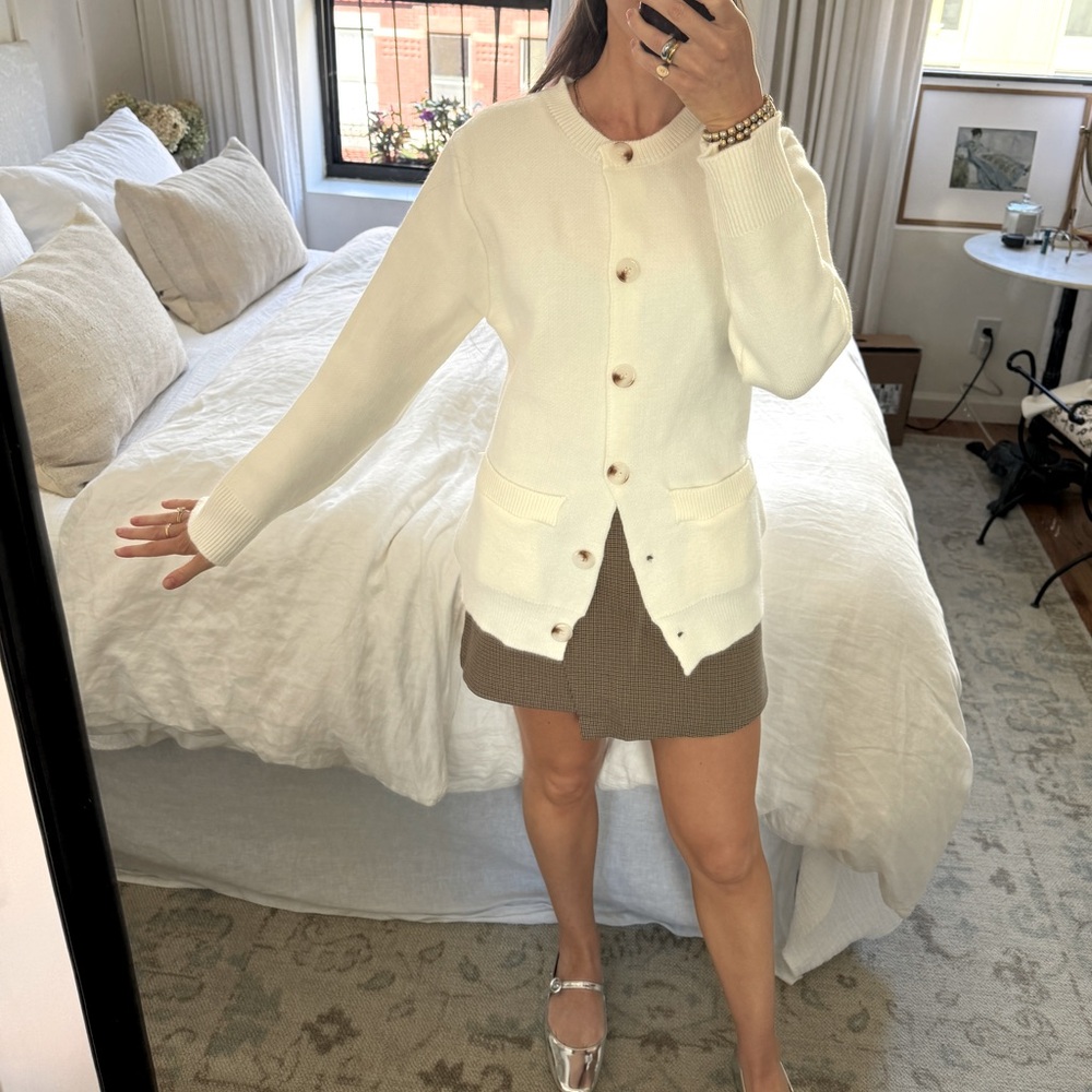 White Cardigan